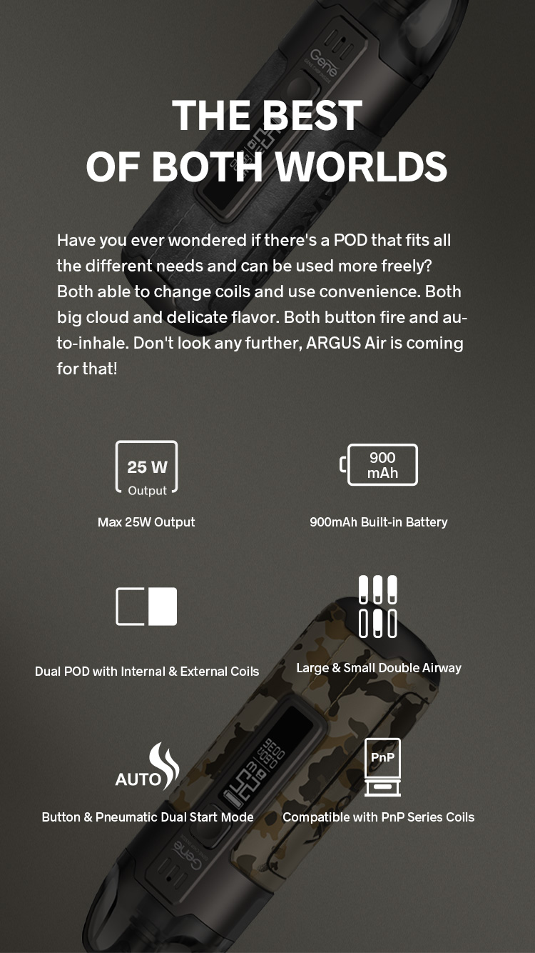 ARGUS Air Pod - Spark Your Life ARGUS Air Pod - Spark Your Life