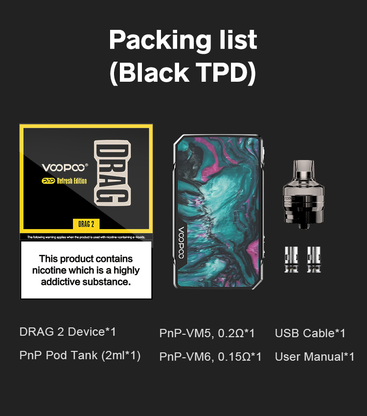 Drag 2 Pro DRAG 2 Refresh Edition - VOOPOO VAPE Spark Your Moments