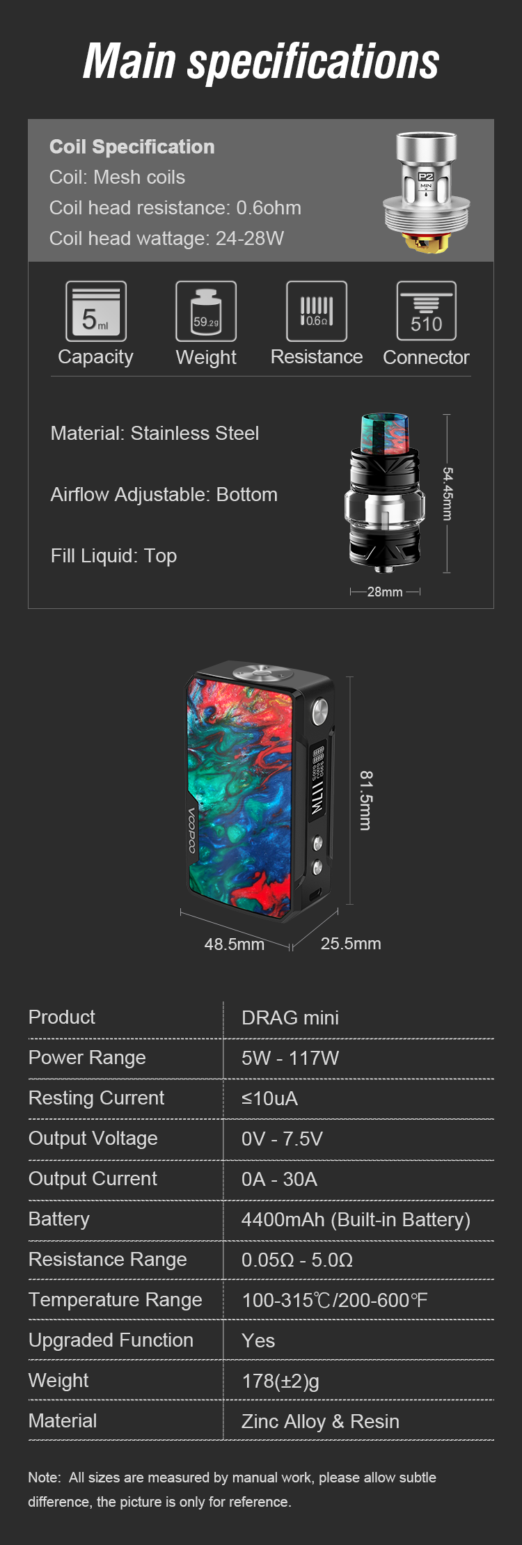DRAG Mini Kit - Spark Your Life DRAG Mini Kit - Spark Your Life