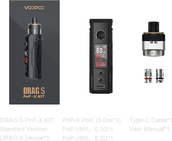 DRAG S PnP-X KIT - Spark Your Life DRAG S PnP-X KIT - Spark Your Life