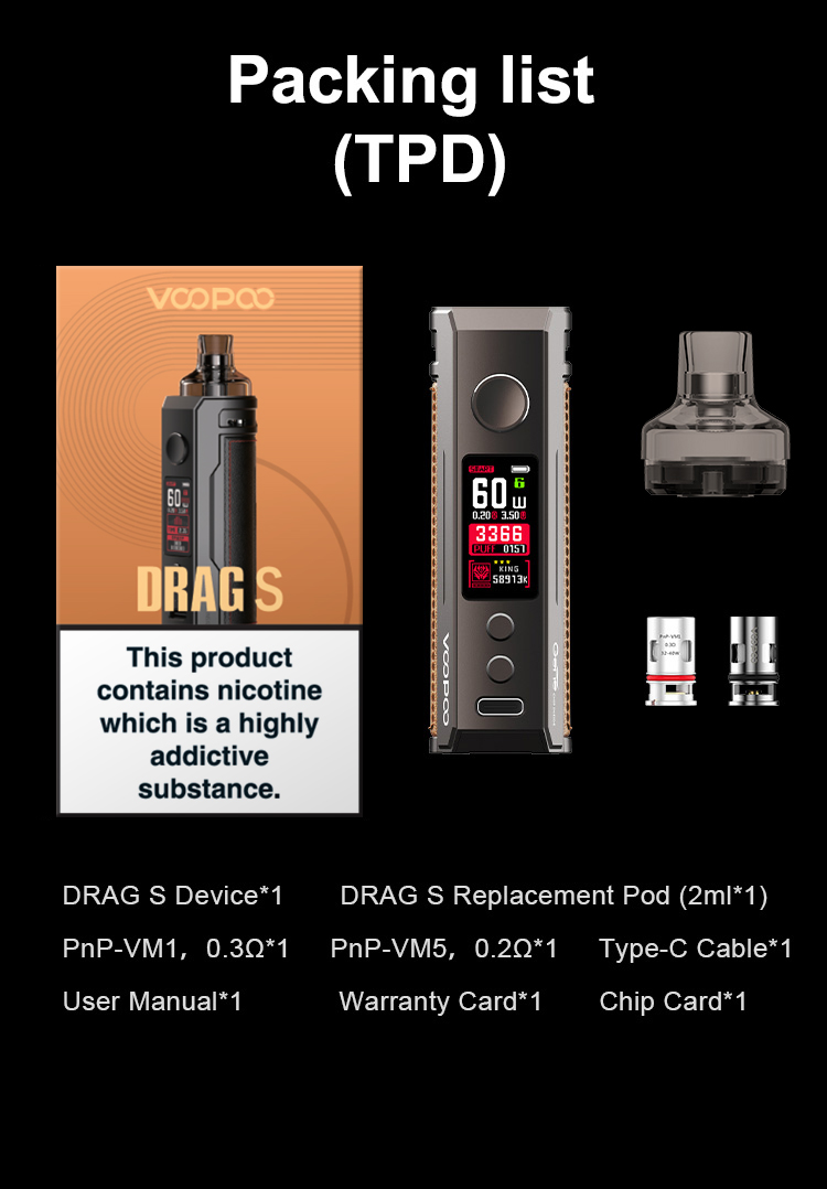 DRAG S Mod Pod - Spark Your Life DRAG S Mod Pod - Spark Your Life