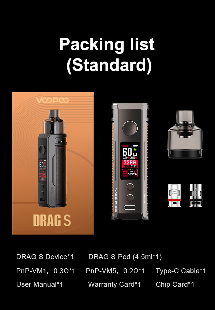 DRAG S Mod Pod - Spark Your Life DRAG S Mod Pod - Spark Your Life