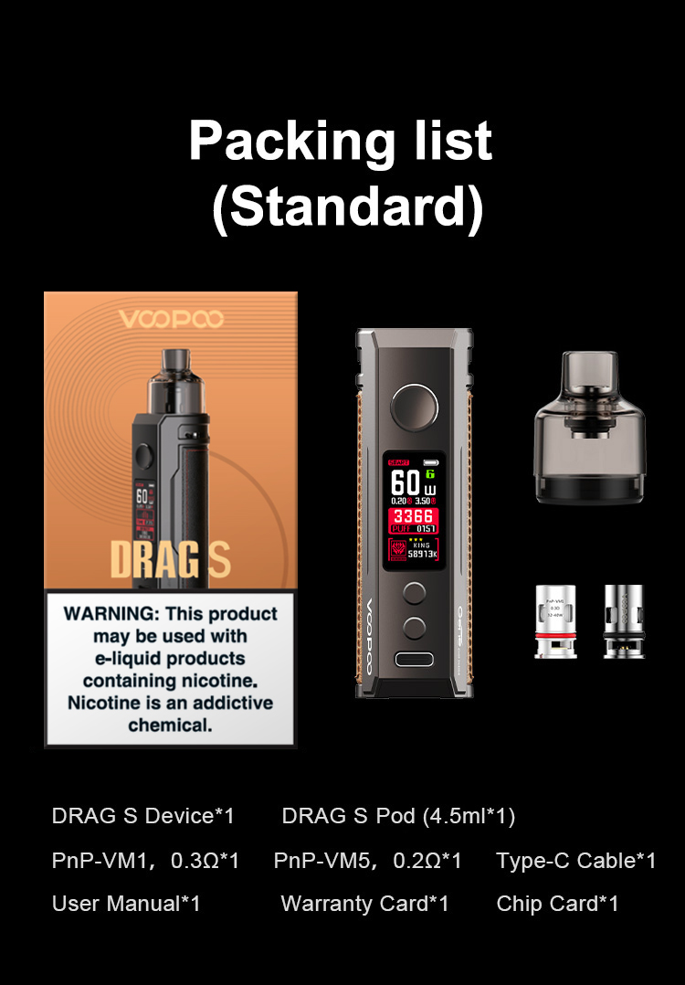 DRAG S Mod Pod - Spark Your Life DRAG S Mod Pod - Spark Your Life