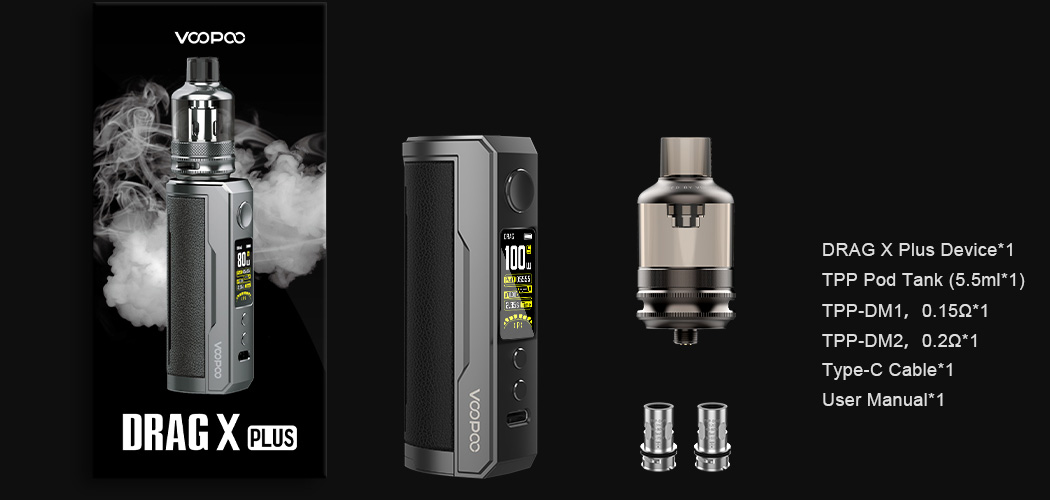 DRAG X Plus-VOOPOO VAPE DRAG X Plus-VOOPOO VAPE