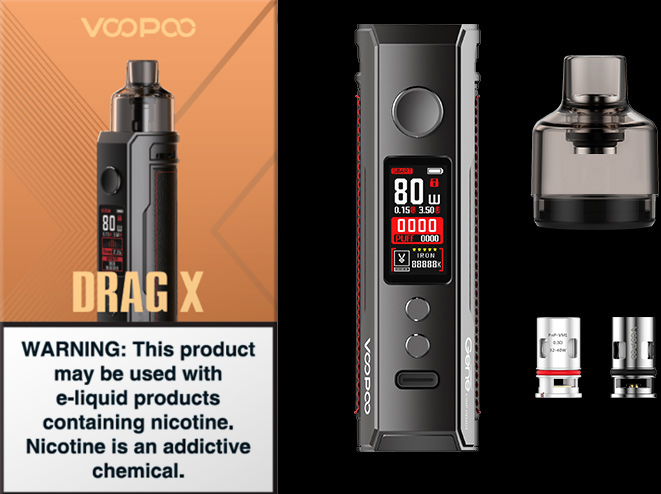 DRAG X Mod Pod - Spark Your Life DRAG X Mod Pod - Spark Your Life