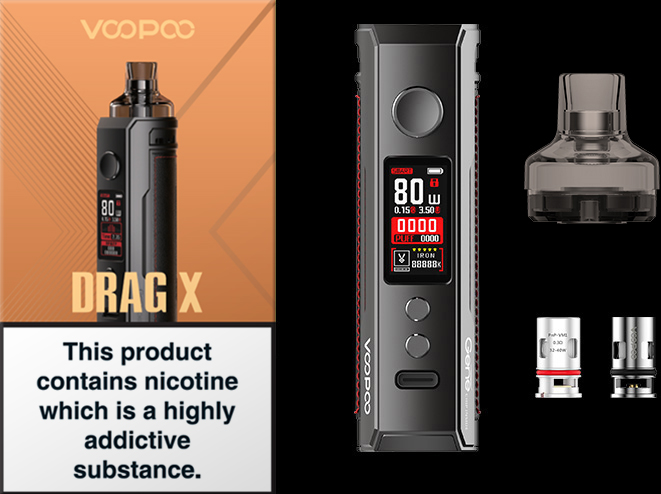 DRAG X Mod Pod - Spark Your Life DRAG X Mod Pod - Spark Your Life