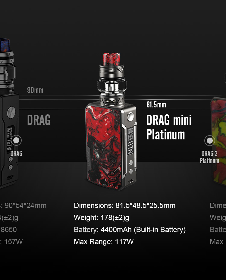 DRAG mini Platinum Kit - Spark Your Life DRAG mini Platinum Kit - Spark Your Life