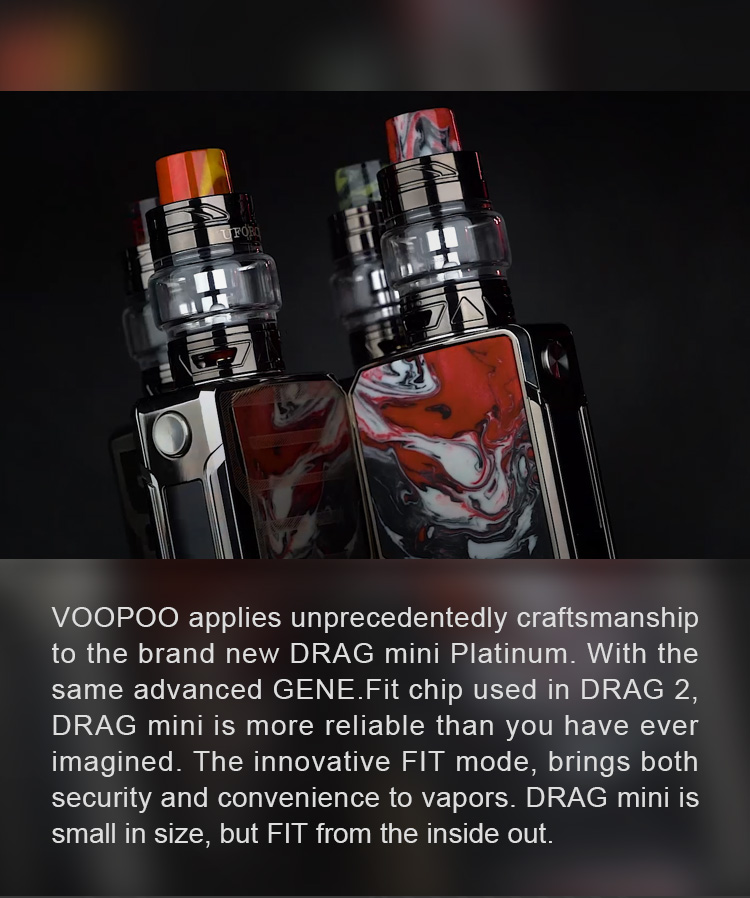 DRAG mini Platinum Kit-VOOPOO VAPE Spark Your Life