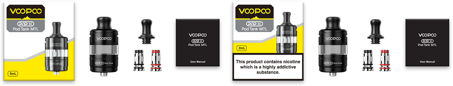 PnP X Pod Tank MTL - Spark Your Life