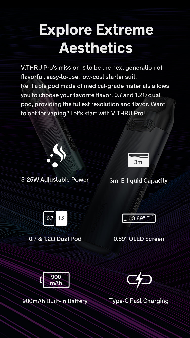 V.THRU Pro Pod - Spark Your Life V.THRU Pro Pod - Spark Your Life