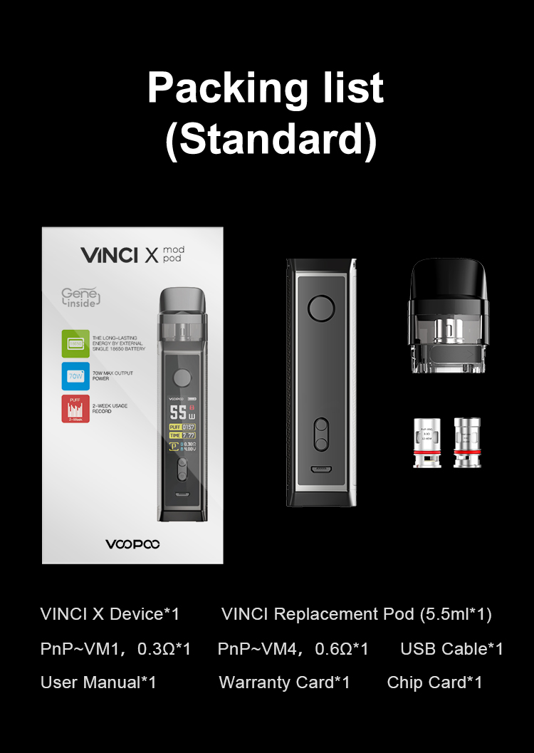 VINCI X MOD POD - Spark Your Life VINCI X MOD POD - Spark Your Life