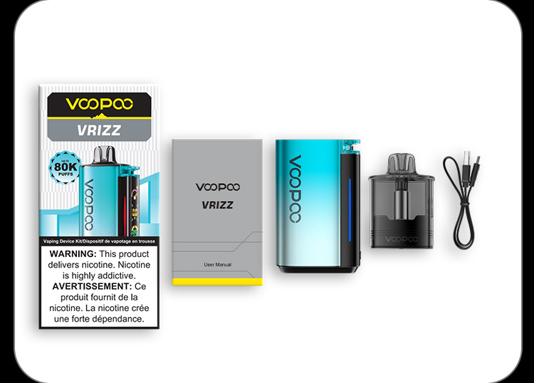 elf bar vape uk Authentic VOOPOO Vrizz Pod Kit – 15ml, 0.7ohm, 800mAh main image 0