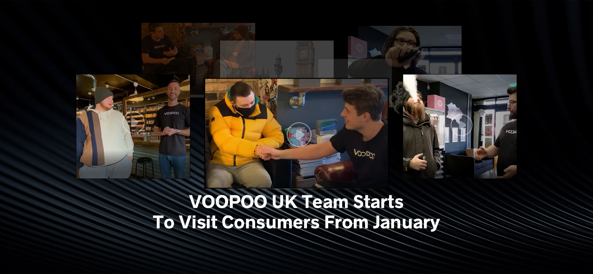 Voopoo UK team starts to visit consumers from January