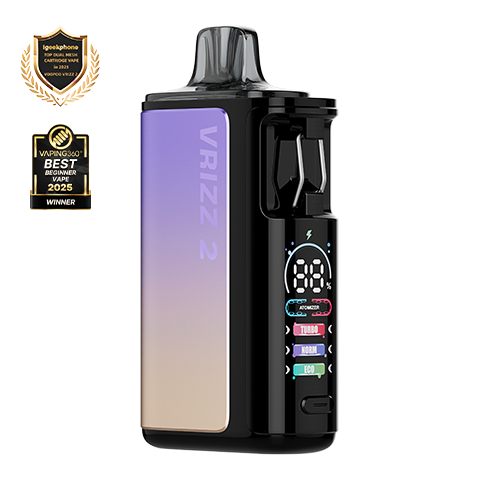 VOOPOO VRIZZ 2 pod: Award-winning iCOSM CODE 2.0 leak-proof technology & dual mesh coil - Best Beginner Vape 2025