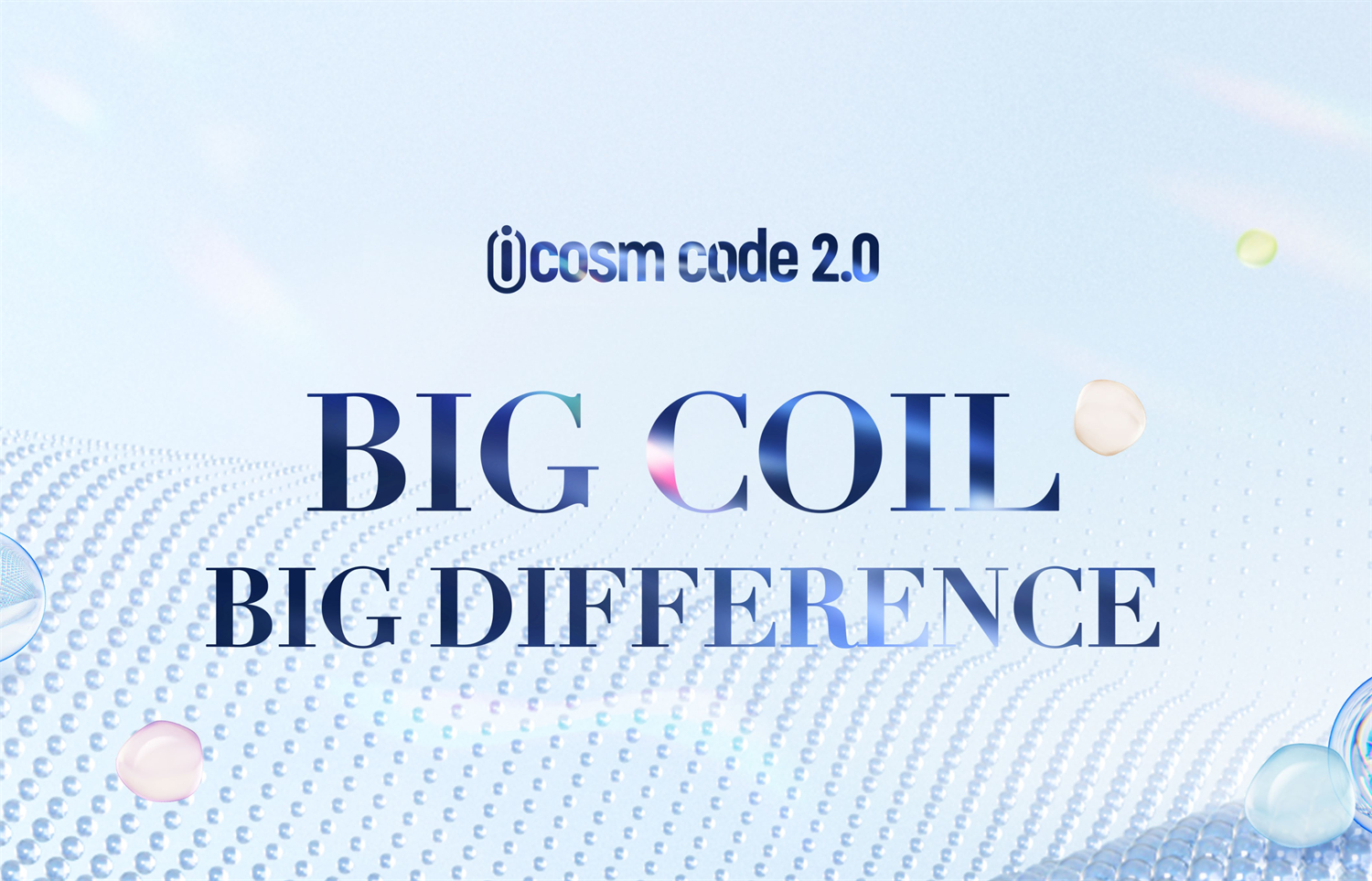 VOOPOO iCOSM CODE 2.0 logo and slogan - Cleanliness, Original freshness, Smooth airflow, Multiple experiences