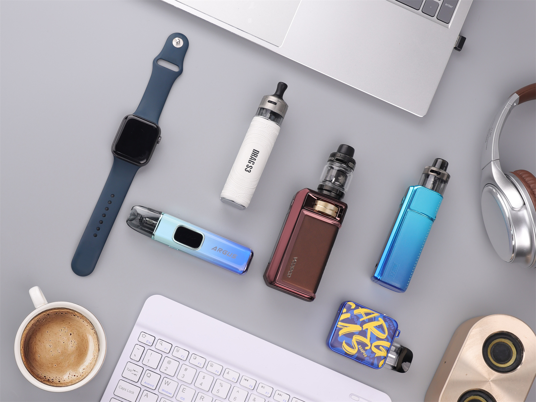 VOOPOO complete product lineup featuring pods pod mods and mods collection with GENE chip technology for MTL RDL and DTL vaping styles from beginner to advanced devices