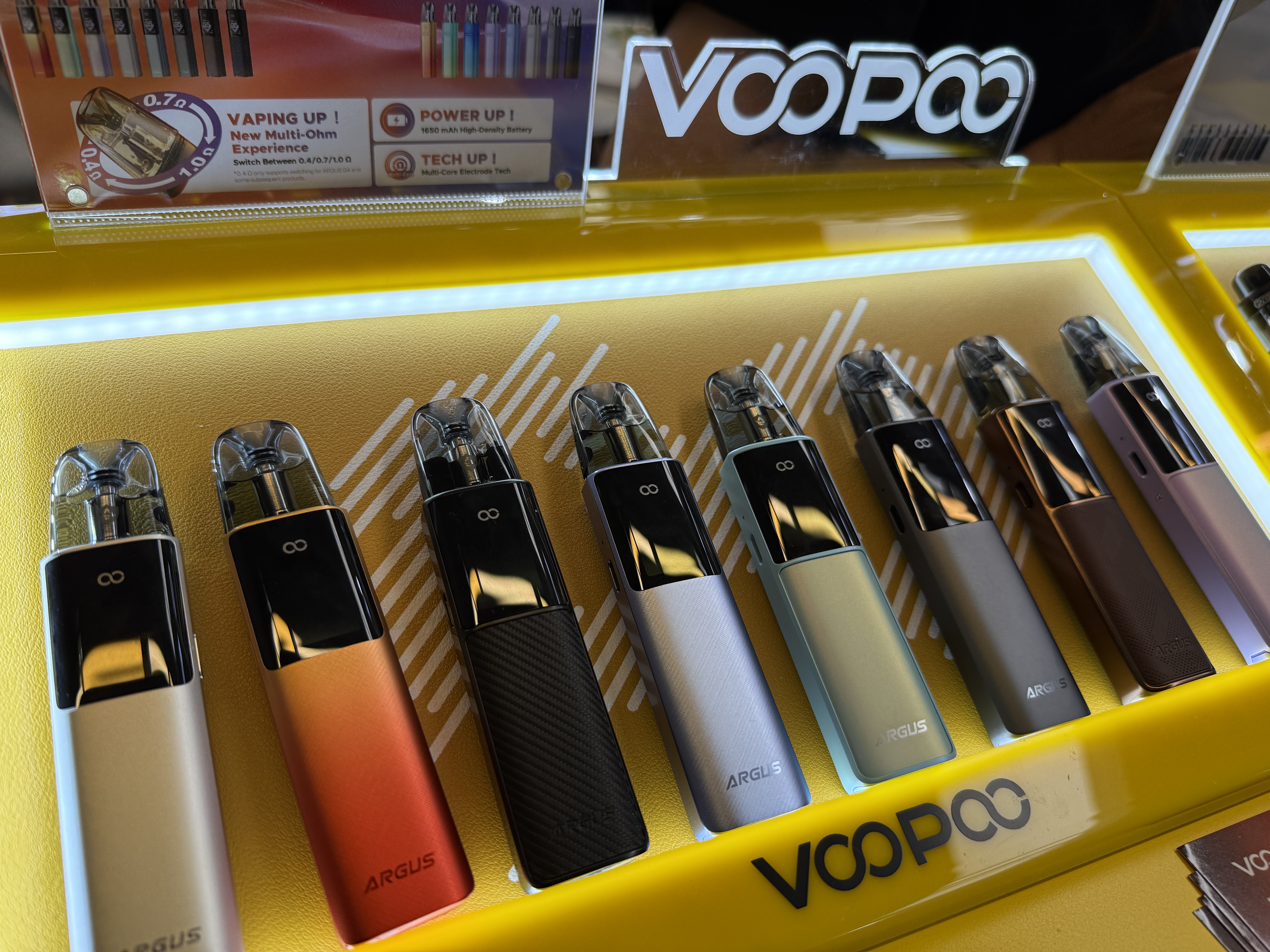 VOOPOO ARGUS G4 and MAGIC POD at InterTabac World Alternative Awards